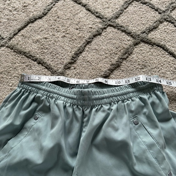 Vintage Jamie Sadock pull on straight leg pants blue high rise large - Picture 7 of 10